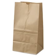 GENERAL Paper Bags, 40 lbs Cap, #25 Squat, 8.25"Wx6.13"Dx15.88"H, Kraft, PK500 18428